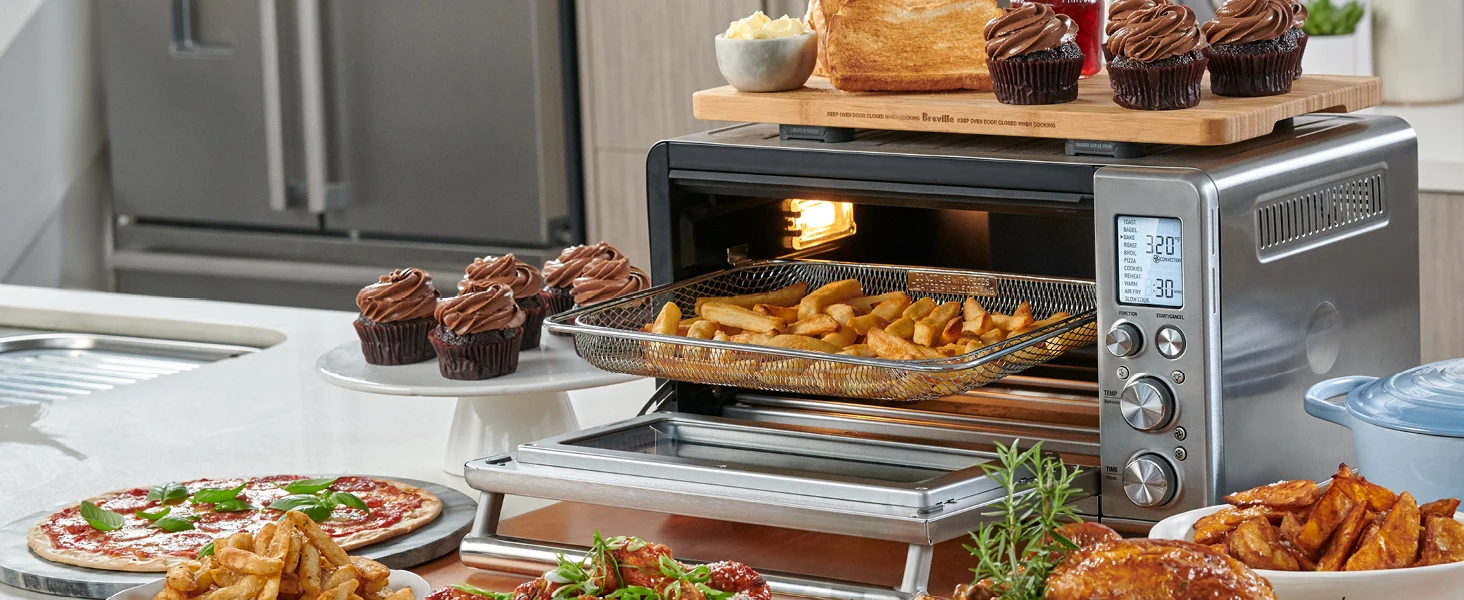 Description Picture 3 of itemAir Fryer, Convection Countertop Oven, Air Fryer Toaster Oven Combo, BOV860BST, Black Stainless Steel