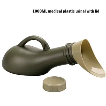 New 1000ml Portable Urinal Bottle Women Men Kids Camping Travel Unisex Urine Pee Storage Tool Toilet Aid Bottle Outdoor Supllies 1