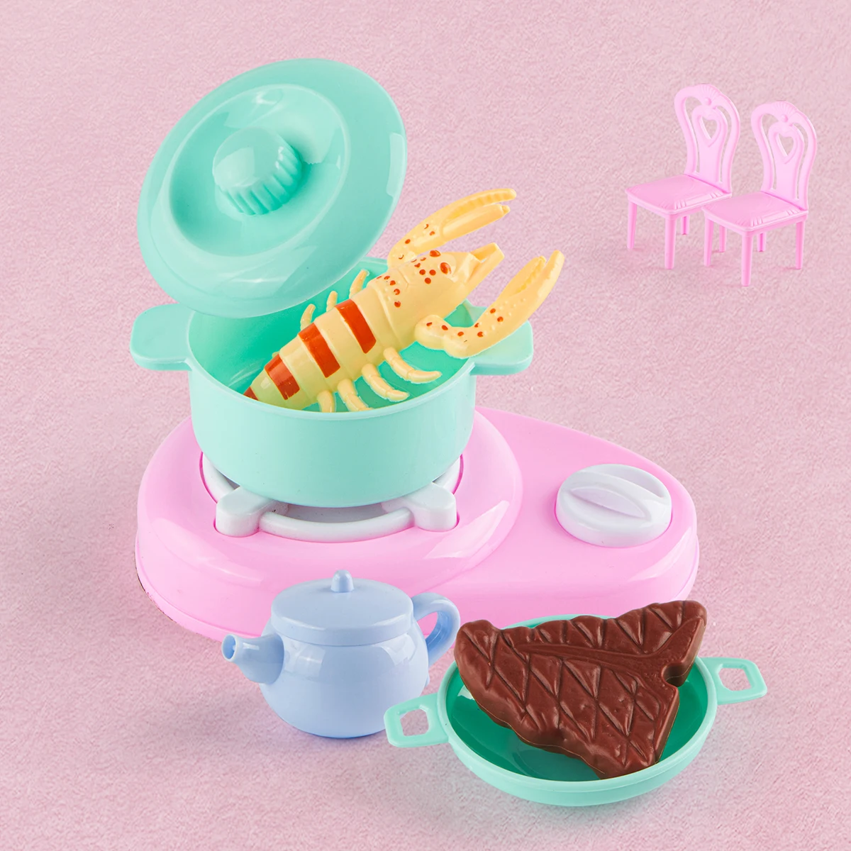 16pcs Cooking Toy Set Play House Kitchen Toy Pretend Pre-school Play Chef Kits