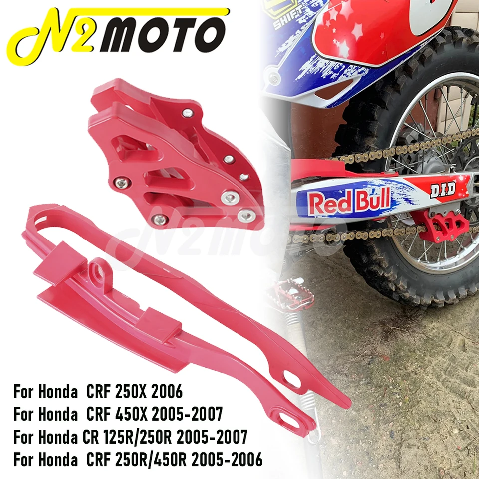 オートバイチェーンスライダーガイドプロテクター 二輪車用ドライブチェーンガード。為に ホンダ CRF 250 450 125R 25 オートバイ  モデルと互換性があるCRF250R CRF450R CRF250X CRF450X CRF250RX CRF450RX C スプロケットガード に 適合する CR CRF 125 250 450 CR125R ... スプロケットガード に適合する CRF250R CRF125R CRF250X CRF250RX CRF450R CRF450RX