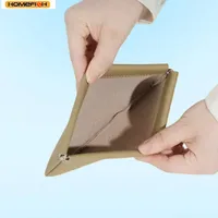 Homefish Storage Bag PU Leather For Long Wallet Passport Driver's License Document Holder Data Cable Cosmetic Bag for Women Men 3