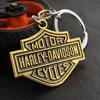 Harley-davidson Minimalist style Metal motorcycle key chain Car Key Chain Accessories Gift key chain 2