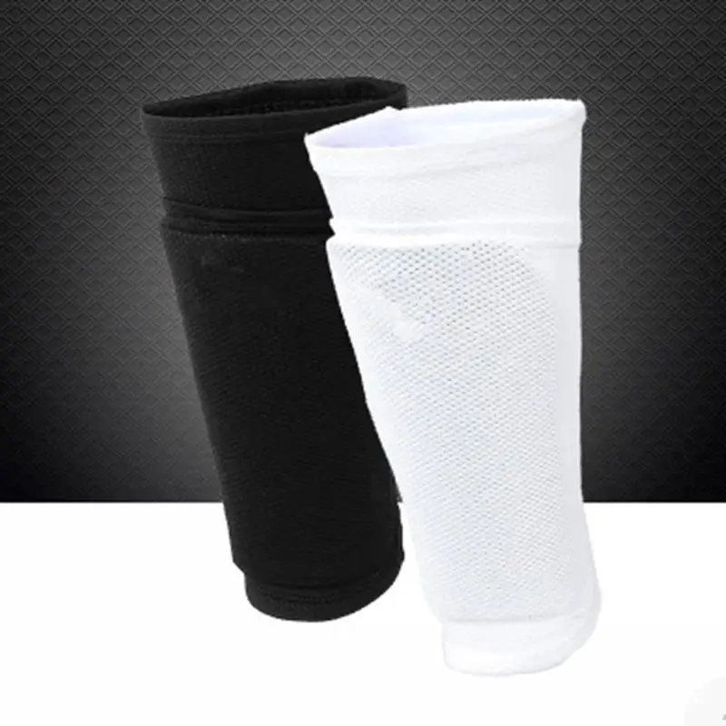 Football leg warmers 1pair soccer leg warmers inserts pocket style breathable soft sports double layer leg warmers