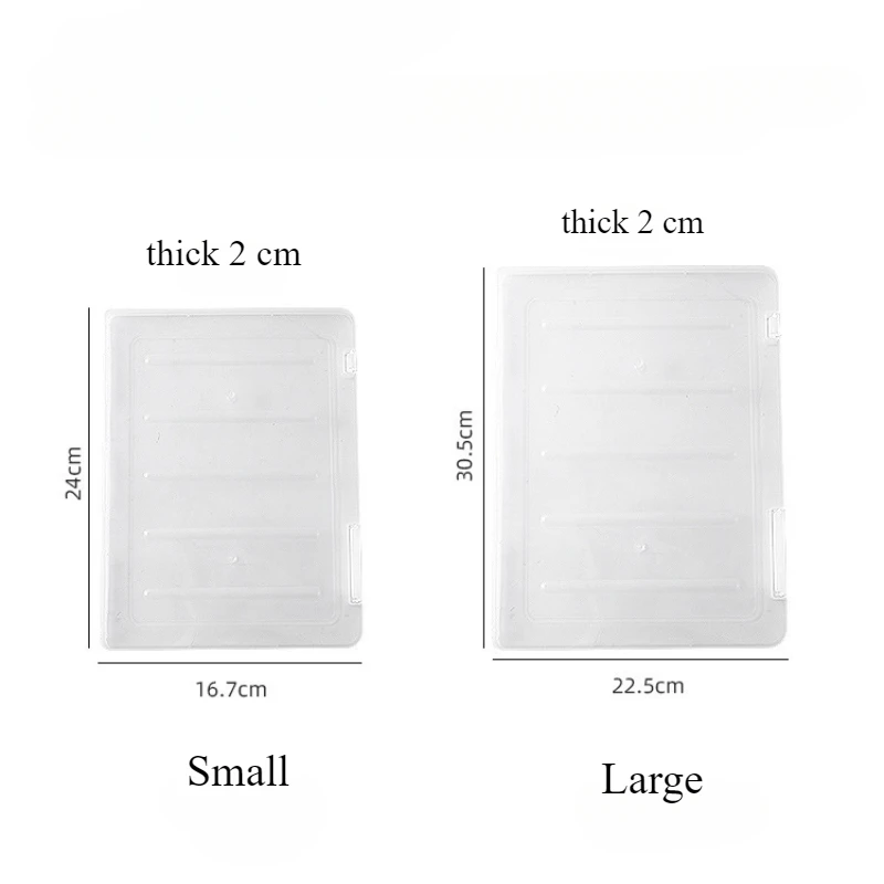 A4 File Storage Box Transparent Double Buckle Plastic Archive Box Waterproof And Dustproof Graduation Certificate Material Box