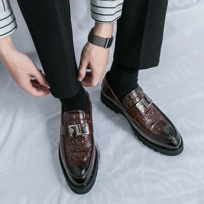 S39aa40d8e39e4ec4a196044655dfdc02d Stylish VIPOL White Loafers for Men Slip-On Dress Shoes for Parties