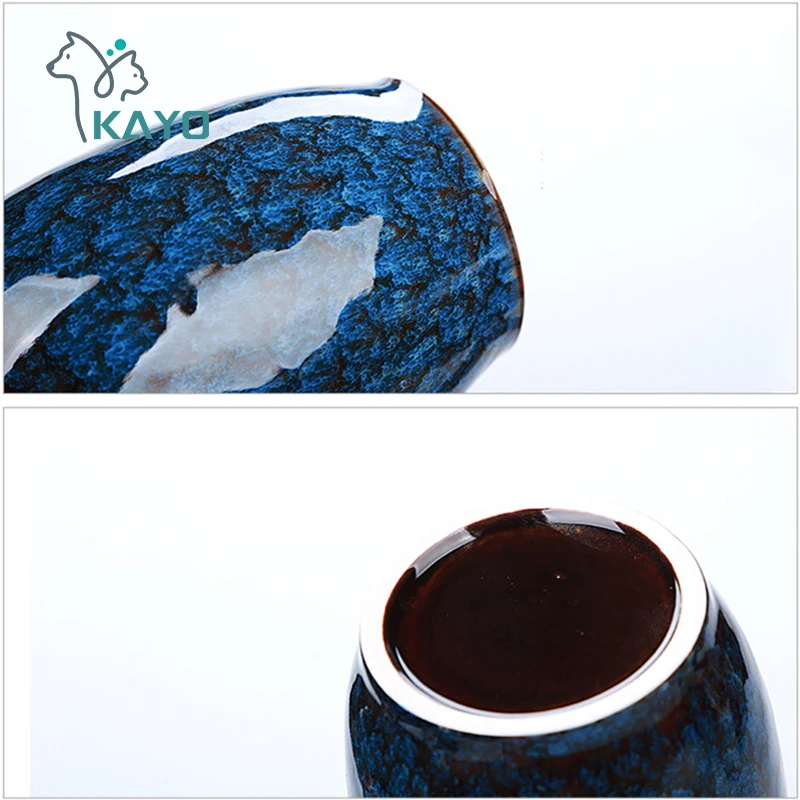 Cremation Urn with Lid Pet Cat Dog Memorial Keepsake Ashes Container Jar Supplies For Dog Cat Bird urn