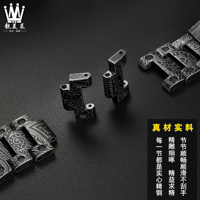 レトロスタイルの時計ケース,男性用ステンレススチール