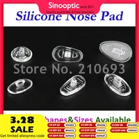 2000pcs Screw in Type Optical accessory Silicone nose pads various types sizes optional glasses nose pad eyeglasses repair part 1
