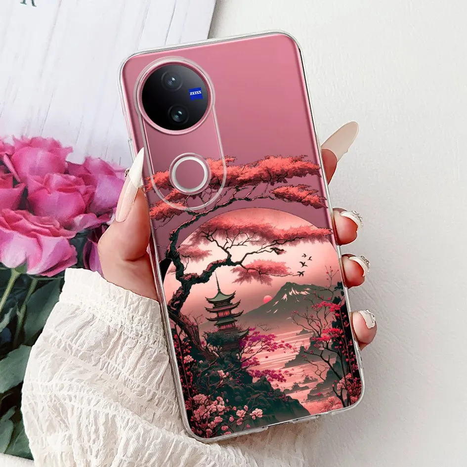 Luxury Marble Lion Soft Silicone Clear Bumper Case