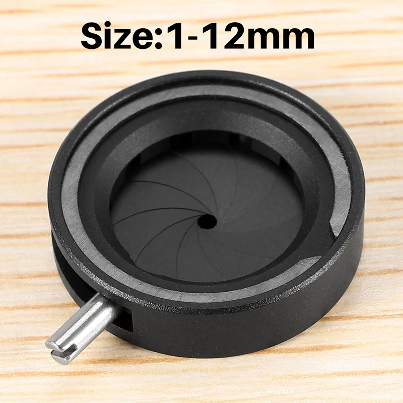 Manual Aperture Adjustable Mechanical Iris Diaphragm Iris Diaphragm For Digital Camera Microscope Iris Lens 6