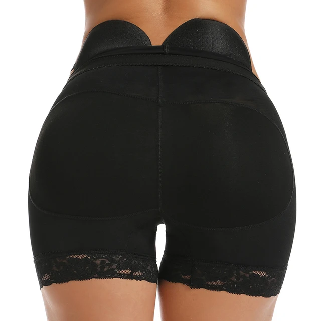 MISS MOLY Women Padded Underwear Butt Lifter Shorts High Waist Butt  Enhancer Shapewear Seamless Booty Pop Panties Lace Briefs