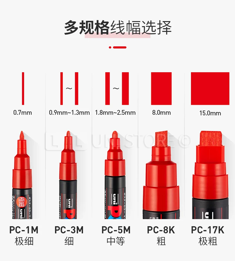 Uni Posca Paint Marker Pens set image 5