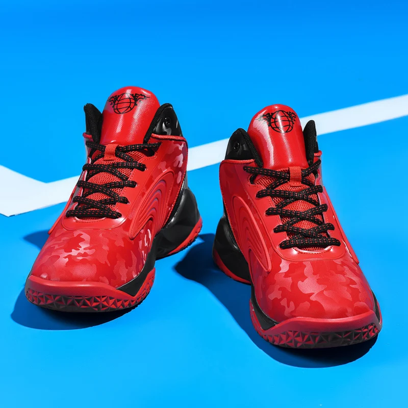 Comfortable and fashionable high quality basketball shoes, high-end atmosphere, shock-proof, high top fashion basketball shoes