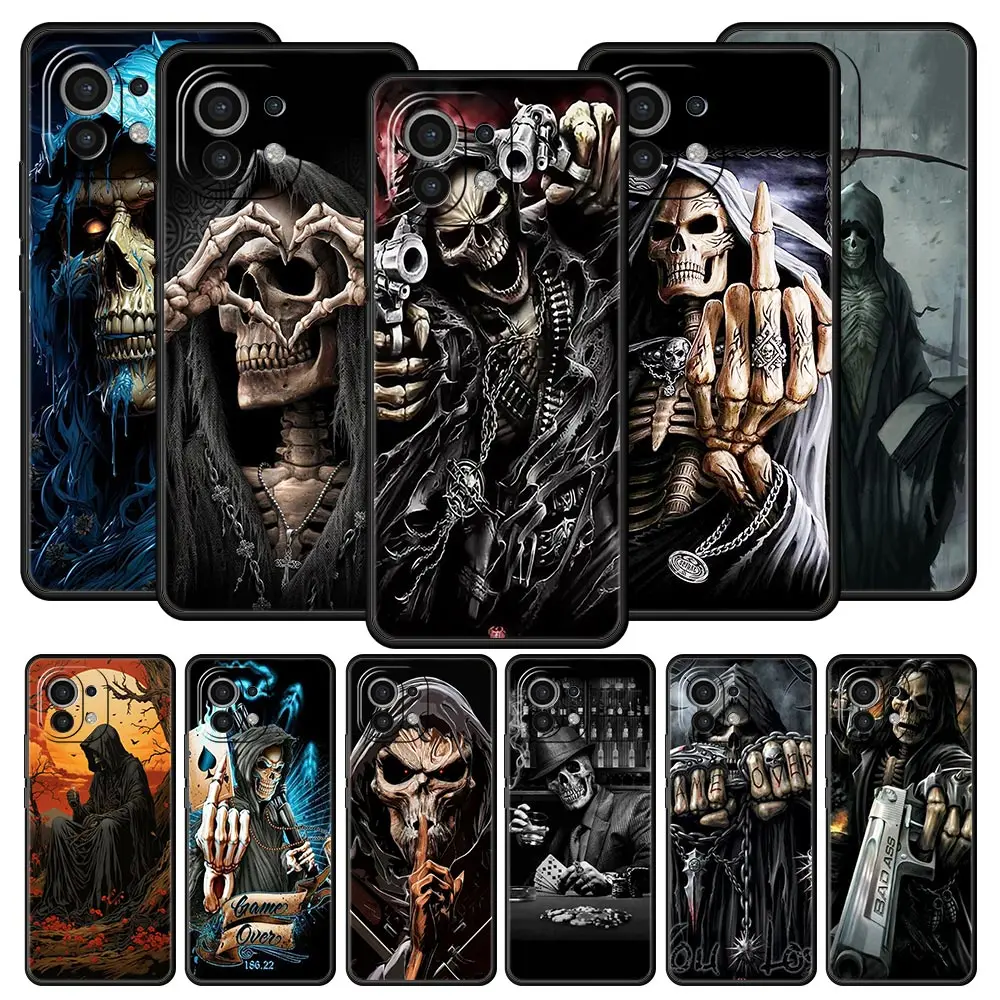 Grim Reaper Skull Skeleton Phone Case Cover
