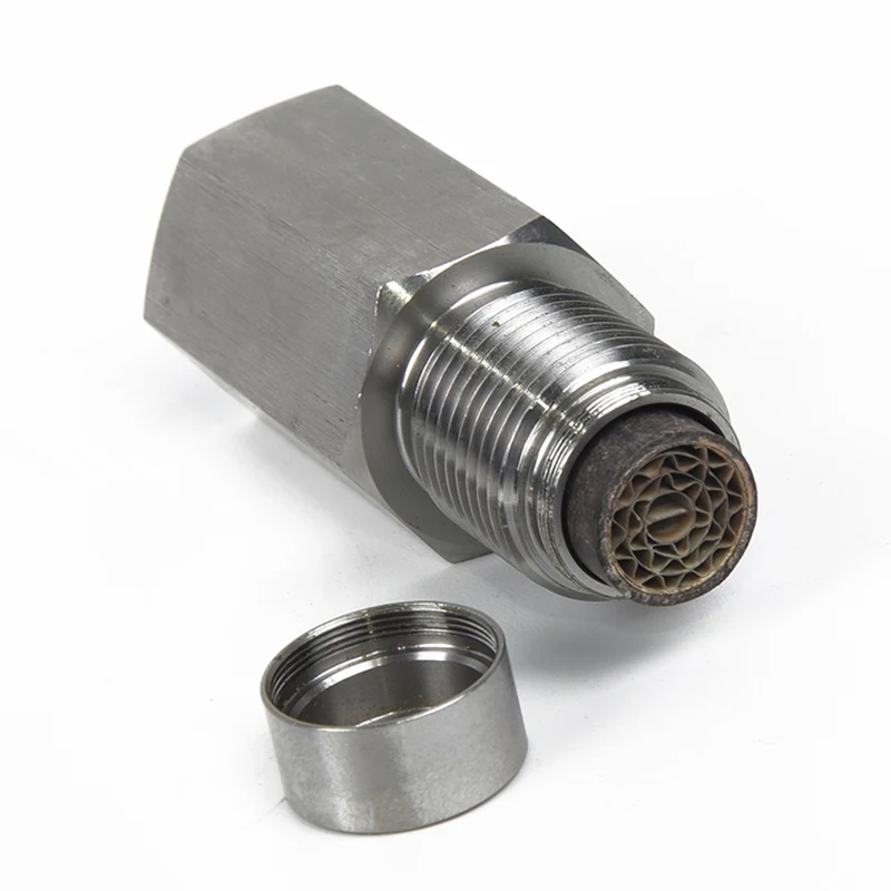 Universal  Stainless Steel SS304 Check Engine Light CEL mini catalyst O2 Sensor Spacer Adapter  M18X1.5 4