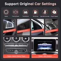 Linux Multimedia Screen Wireless CarPlay Android Auto for Mercedes-Benz W205 W176 GLC A C V Class W447 CLA GLA 2015-2018 NTG5.0 - Image 5
