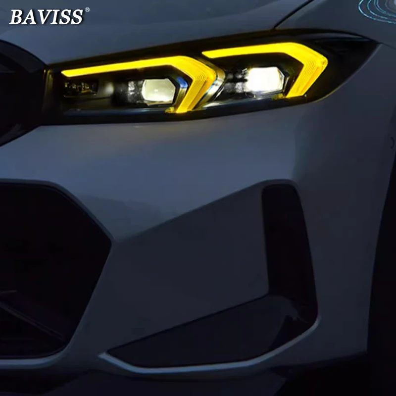 ְ  ٻ LED , , , ο, DRL, ڹ ׸, BMW 3 ø G20 LCI G21 i3  2023 + DRL