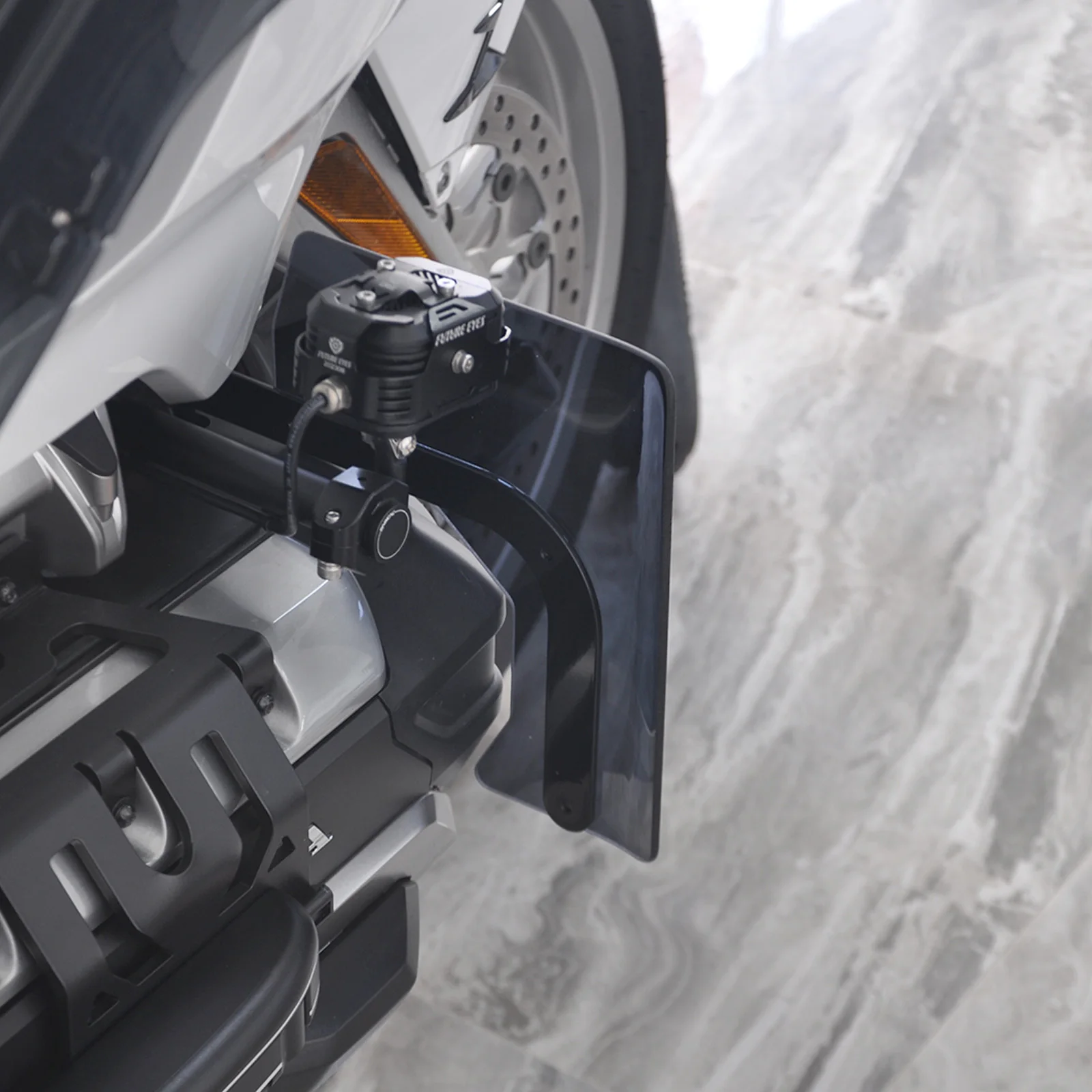 PANICAL Scheinwerfer Luftabweiser Zusatzleuchten Spoilerhalterung Stoßstange Windschutzscheibe für Honda Gold Wing GL1800 F6B 2018-2026 – Detail 15
