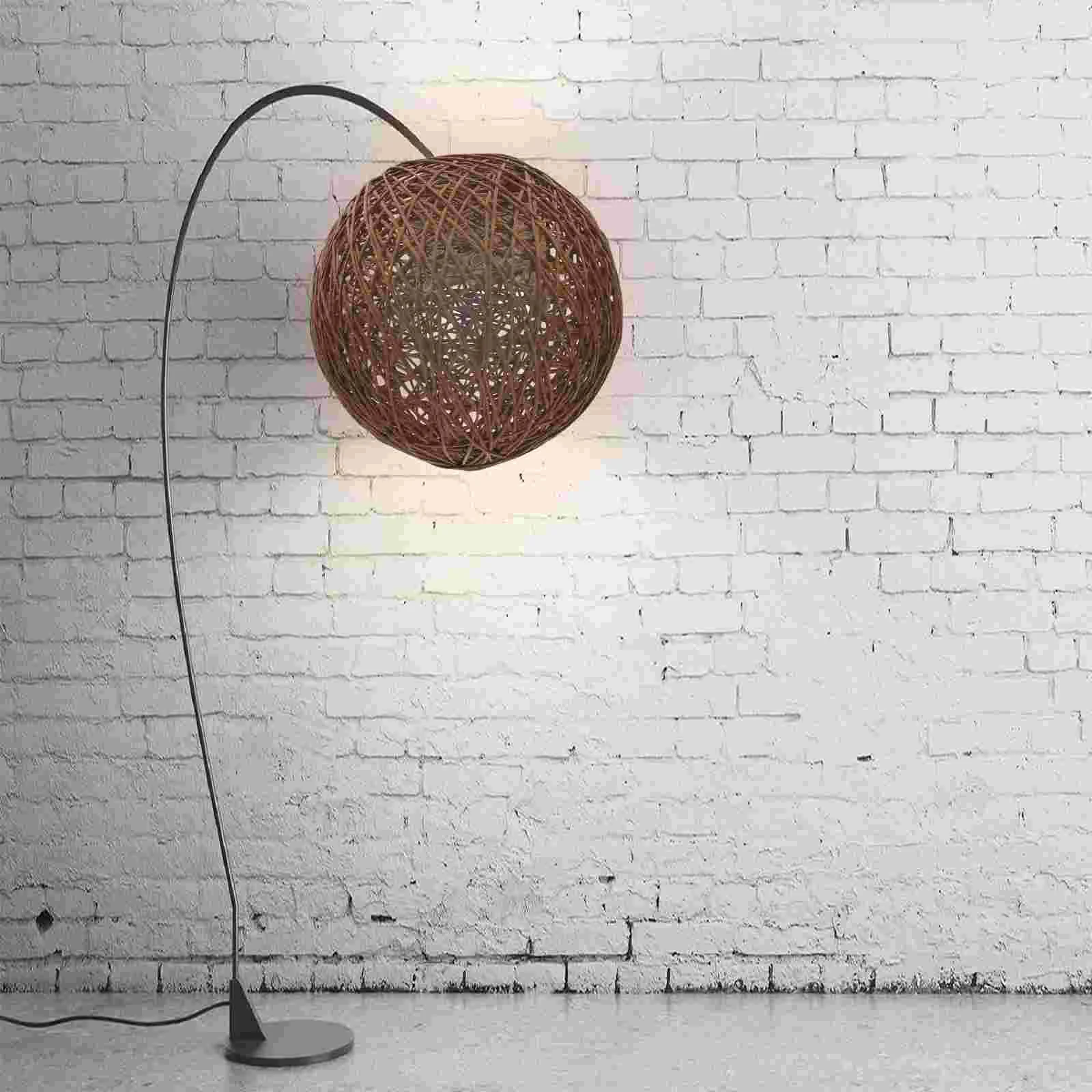 

Lamp Shades Rattan Lampshade Shade Woven Cover Vintage Light Replacement Clip Table Small Wall Globe Chandelier Ceiling Pendant