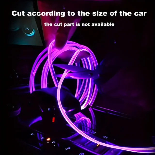 RGB Car Interior Light Strip 5
