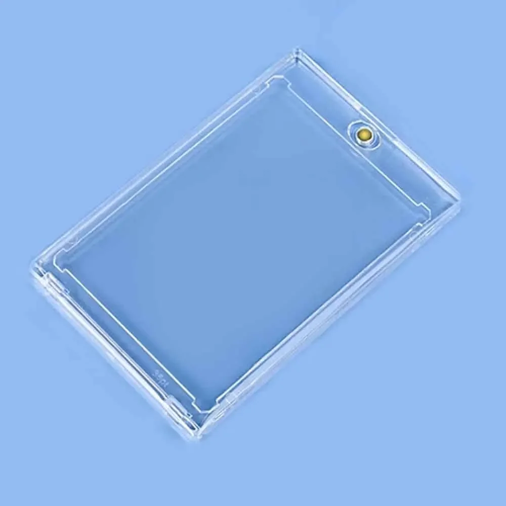 Naruto Card Brick 35Pt Strong Magnetic Cards Brick Collection Card Holder Carte Da Gioco Custodia Protettiva Trasparente Per Carte