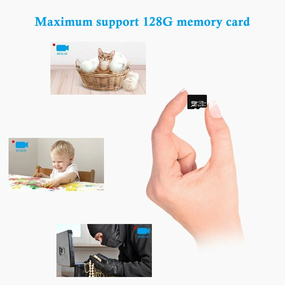 Mini Caméra Espion TotalCadeau DF06 – 1080P HD Wifi – Longue Batterie (1 An En Veille)