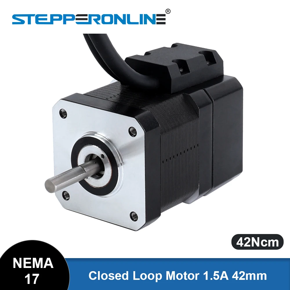 STEPPERONLINE-Nema-17-Closed-Loop-Stepper-Motor-42Ncm-1-5A-with-Encoder ...