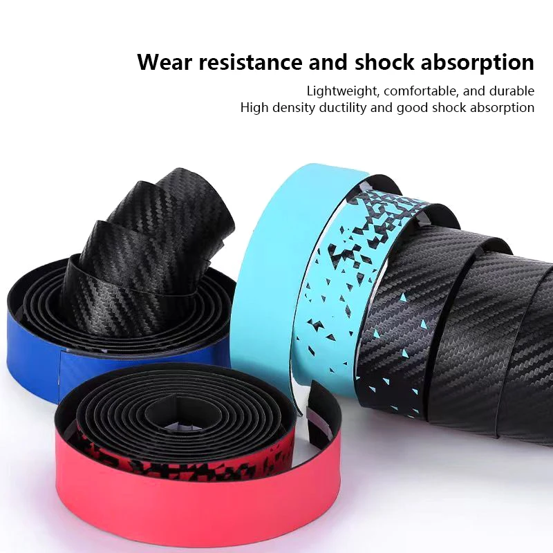 Anti-Vibration PU EVA Bent Cycling Road Bike Tapes Bicycle Handlebar Tape Racing Handlebar Belt Bicycle Wrap Bike Accessories