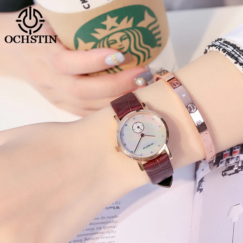 OCHSTIN New 2024 Parangon Perfect Series Fashion Hundred Japanese Ultra-thin Quartz Movement Women's Quartz Watches