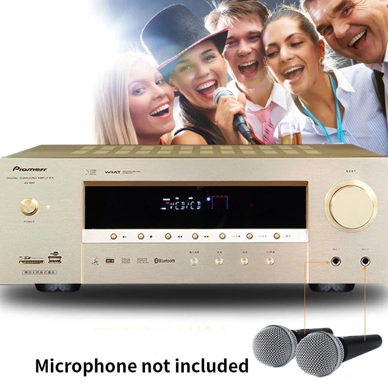 Hifi 고출력 1200W 발열 증폭기 스피커 앰프, 홈 5.1 극장 사운드 시스템 ..