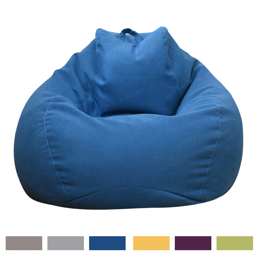 Comfortable Large Outdoor Bean Bag Sofa Cover - Living Room Pouf Couch Chair