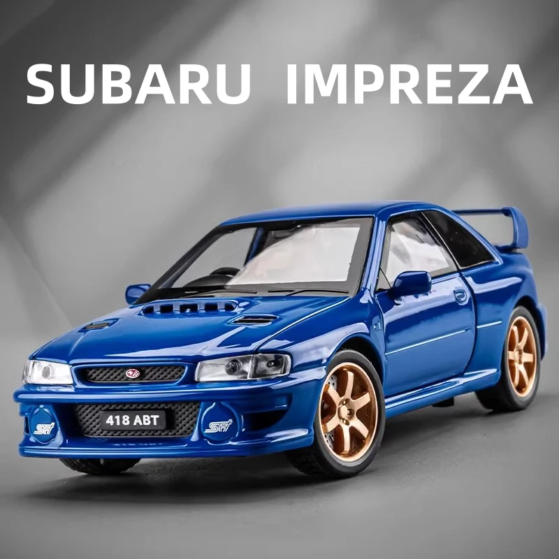 1:32 JDM Subaru Impreza STI WRX Alloy Model Car Toy Diecasts