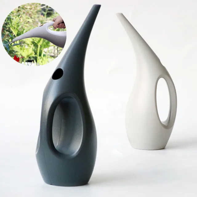 1,5L 2,5 L Hosszú Szájú Öntöző Edény Zöld Növények Virág Öntözés