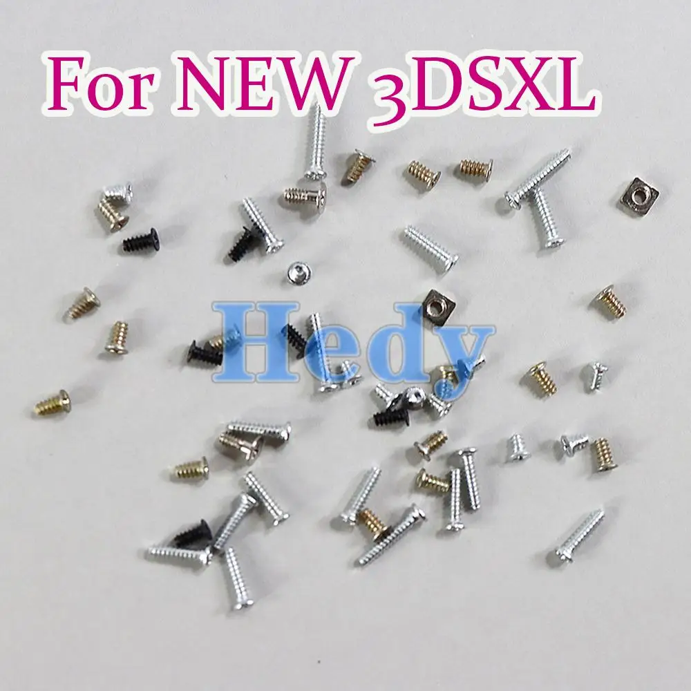 2sets Replacement For New 3DSXL Screws Washer Set for Nintendo New 3DS XL LL Screw New Game Console