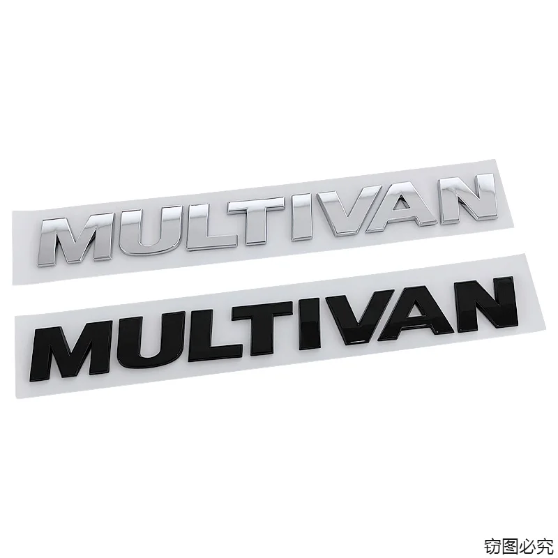

3D ABS MULTIVAN Letters Logo Sticker Suitable For Volkswagen Matway modificatio Sticker for Trunk tailgate Car Accessories