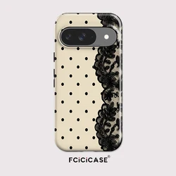 Elegant Lace Dots Design Phone Case - Anti - Drop Dual Layer Cover - Google Pixel 8 Pro (TYFL3180)