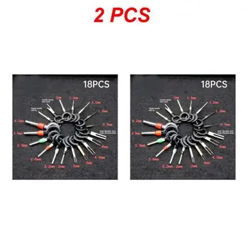 1/2PCS ยานยนต์ Plug Terminal ลบชุดเครื่องมือ Key Pin รถสายไฟ CRIMP Connector EXTRACTOR ชุดอุปกรณ์เสริม 17