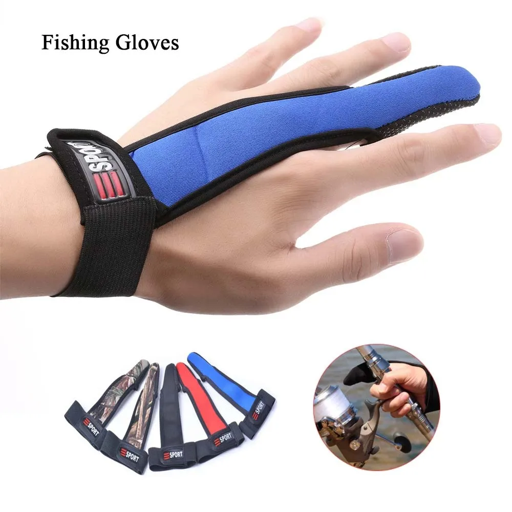 Fishing Gloves Fishing Tool Control Line Glove Surfcasting Fishing Gloves One Finger Casting Glove Single Finger Protector Accessories
