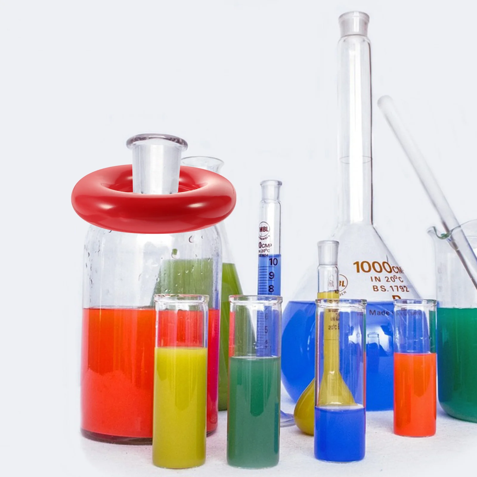 

1 шт. экспериментный инструмент для взвешивания бутылок, практичное весовое кольцо для лабораторной стеклянной бутылки