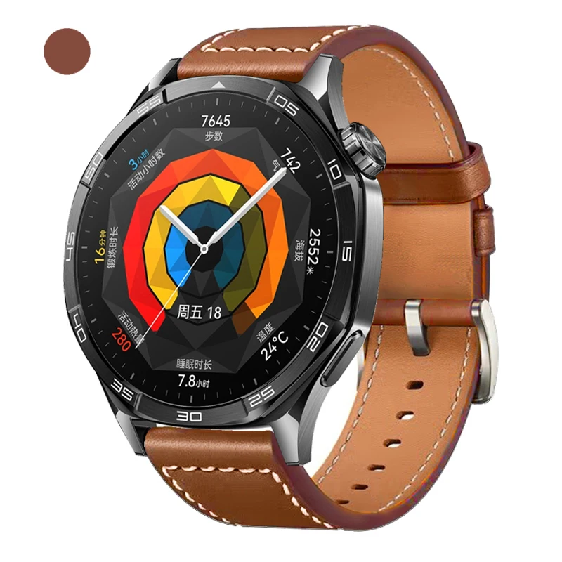 Genuine Leather Watchband - 20mm/22mm - Premium Strap Accessory