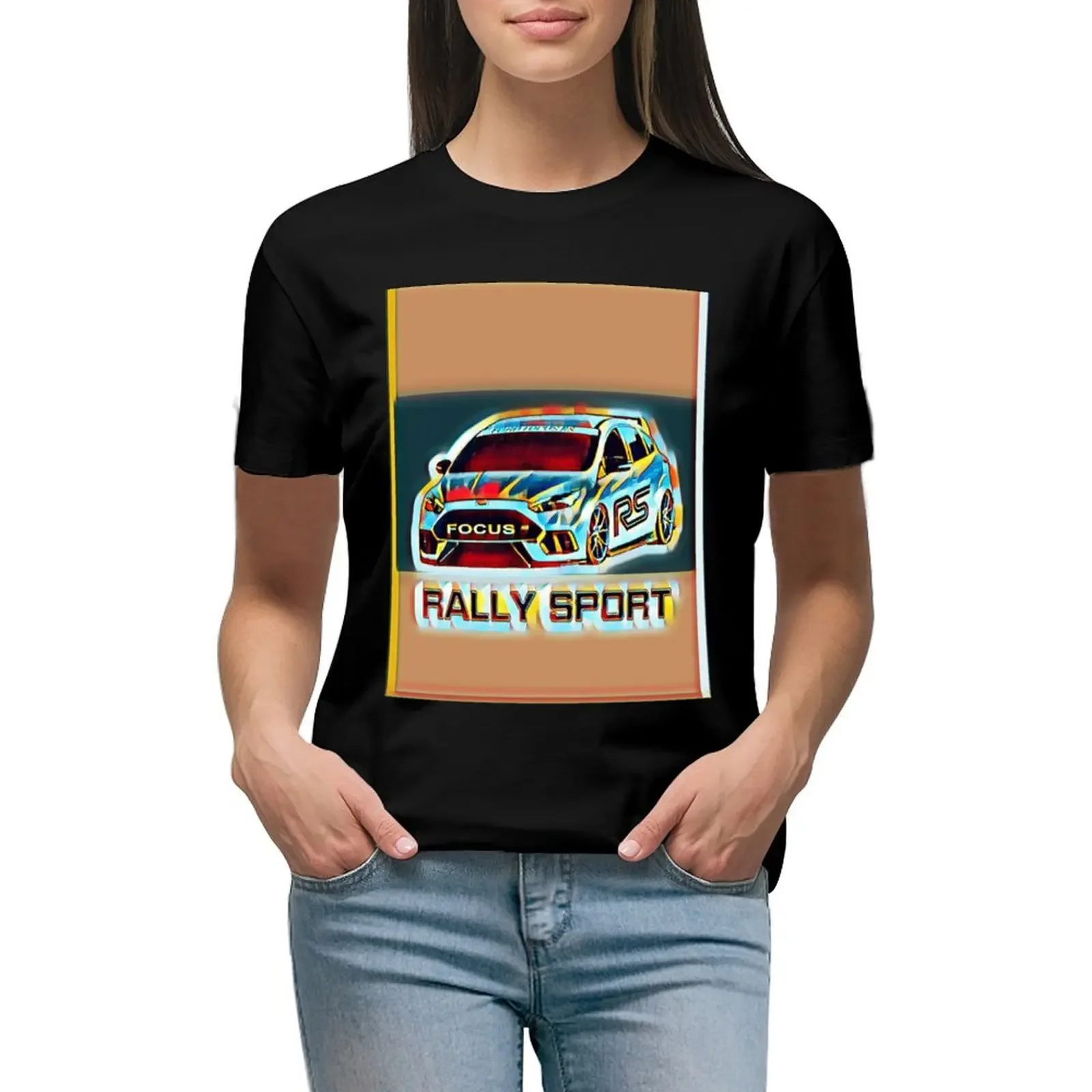 

FOCUS RS T-shirt kawaii clothes aesthetic clothes lady clothes Womens graphic t shirts