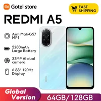 Xiaomi Redmi A5 Global Version Smartphone UNISOC T7250 32MP AI Dual Camera 5200mAh Battery 6.88" display 15W Fast Charging