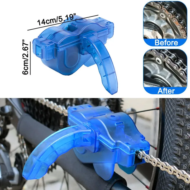Chain Cleaner Cleaning Bicycle 3D Chain Brush Wash Tool
