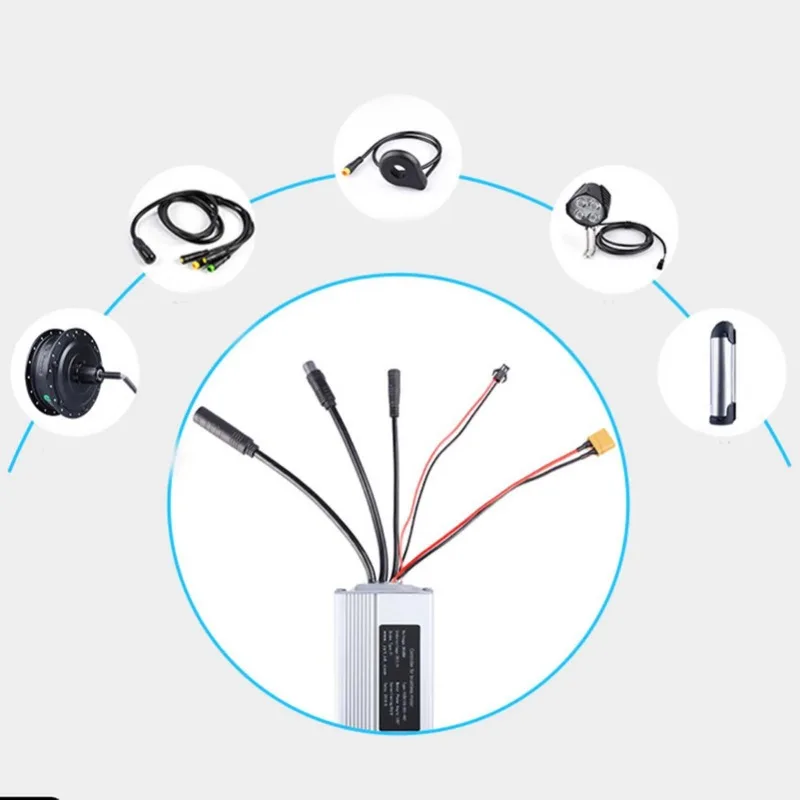 BAFANG 허브 모터 컨트롤러, eBike 전자 자전거용 DIY 교체, 36V, 48V, 350W, 48V, 500W