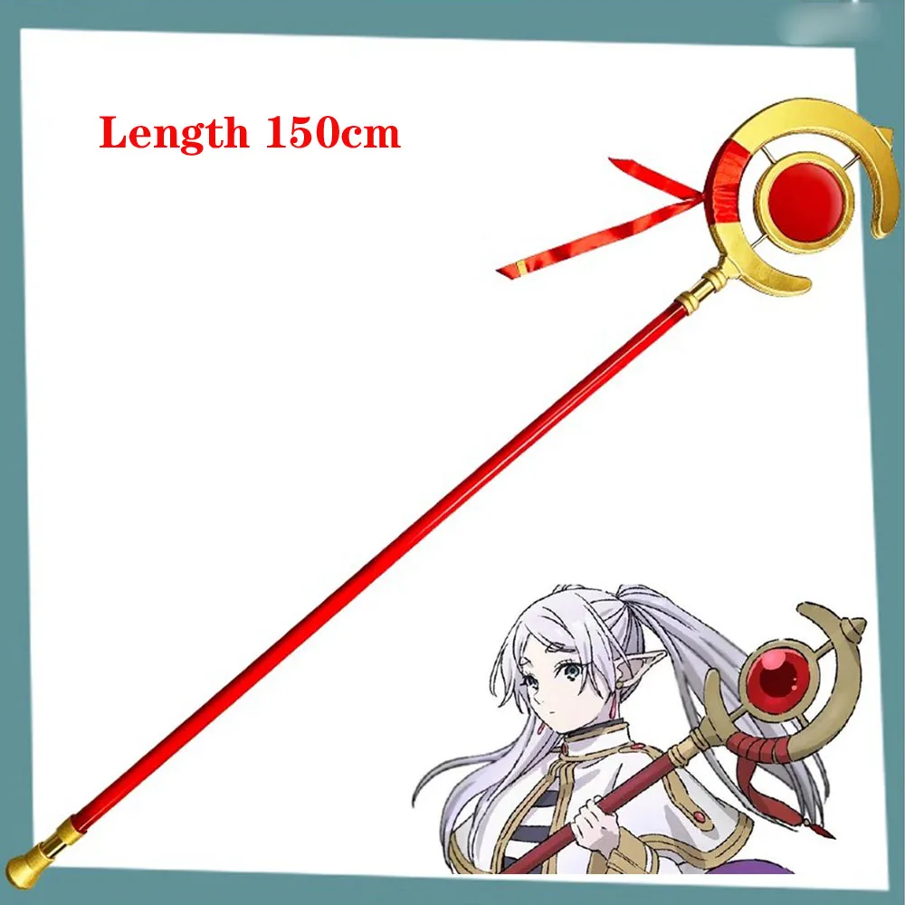 

Frieren At The Funeral Frieren Anime Cosplay Prop 150CM Long PVC Wand Weapon Halloween Christmas Fancy Stage Performance Props
