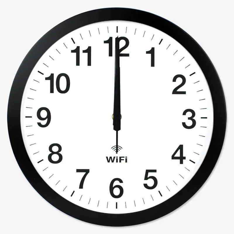 20 Inch Smart WIFI Automatic Time Synchronization Network Clock Mute Wall Clock Modern Minimalist Living Room Quartz Home Clock 2