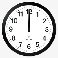 20 Inch Smart WIFI Automatic Time Synchronization Network Clock Mute Wall Clock Modern Minimalist Living Room Quartz Home Clock 2