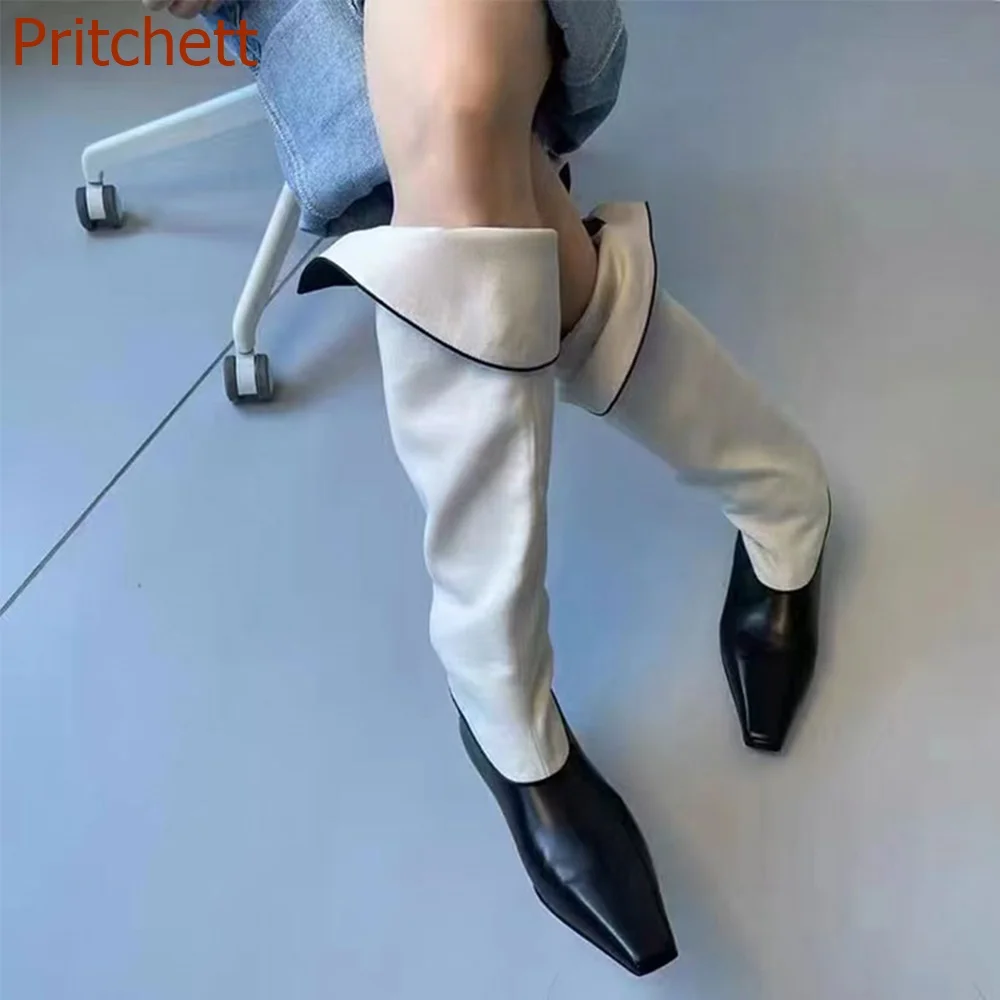 

Pointed Toe Flat Sole Women Shoes 2023 New Arrivals Knee High Fashion Casual Comfortable Sexy Party Women Boot 2023 New Arrivals