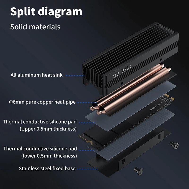 High-Performance Gaming SSD with Advanced Cooling Technology