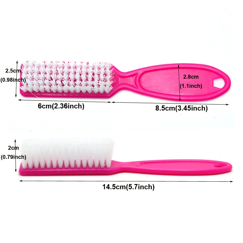 2Pcs/Lot Cleaning Nail Art Brush Professional Nails Accessories and Tools Clean Acrelic Powder Dust Soft Brushes For Nail Beauty 3